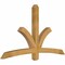 Ekena Millwork Davenport Rough Sawn Timber Gable Bracket, Western Red Cedar, 72"W x 42"H x 4"D x 4"F, 14/12 Pitch GBW072X42X0404DAV00RWR - alternate 5